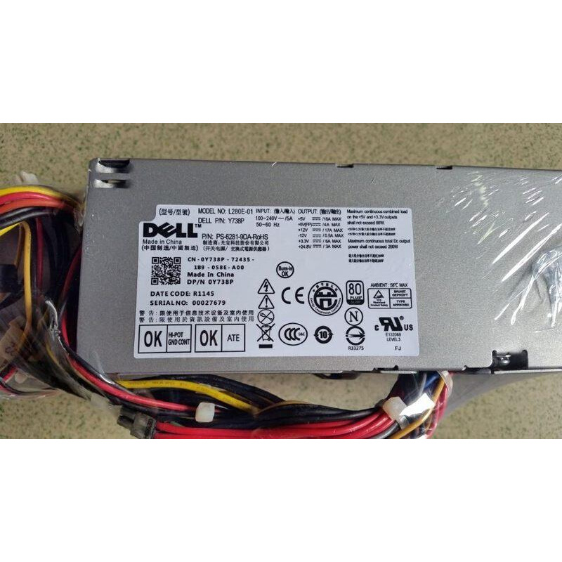 Optiplex XE SFF电源 Y738P D499R Y738P L280E-01 280W议