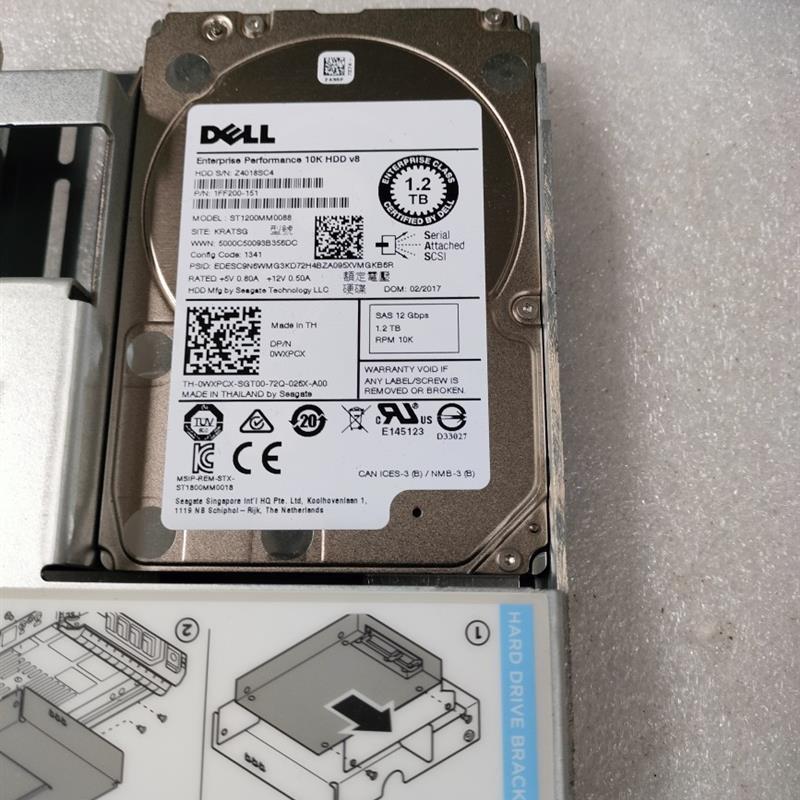 DELL ST1200MM0088 0WXPCX 1.2TB 10K 2.5 SAS 12Gb 服务器硬盘