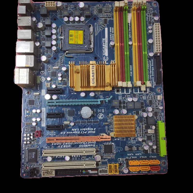 技嘉P45主板GA-EP45C-DS3 双网卡6条内存槽