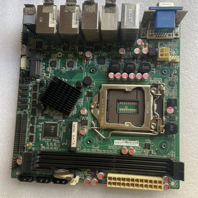 英特尔H81工控小主板 EC-8166 17X17小板 双网口工控主板