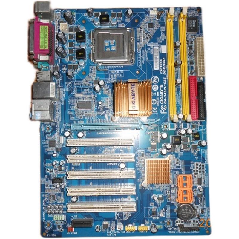 技嘉945主板GA-945PL-S3E 主板ASM焊线机5条PCI槽包好用新