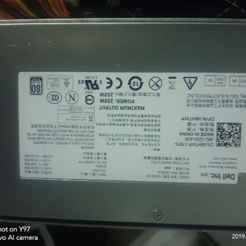 戴尔DELL R210 R220 R210 II 电源L250E-S0 N250E-S0 V38RM 6HTWP