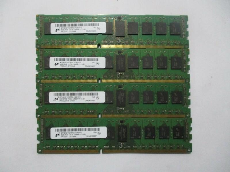 镁光MT18KSF1G72PDZ-1G6E1 8G 2RX8 PC3L-12800R 1600服务器内存