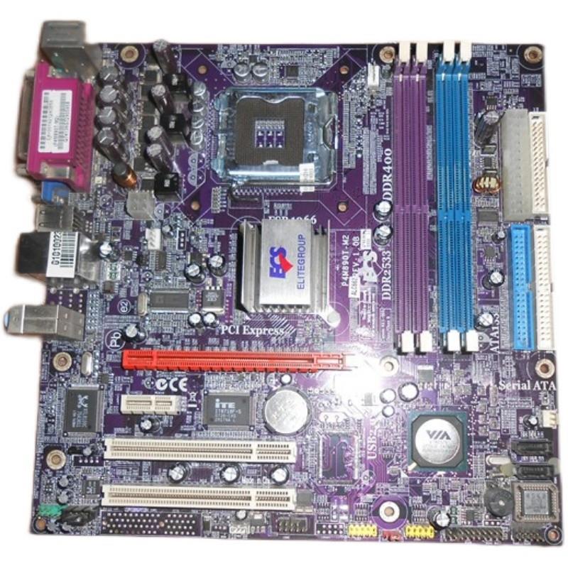 精英P4M890T-M2 主板有DDR1和DDR2内存槽支持双核