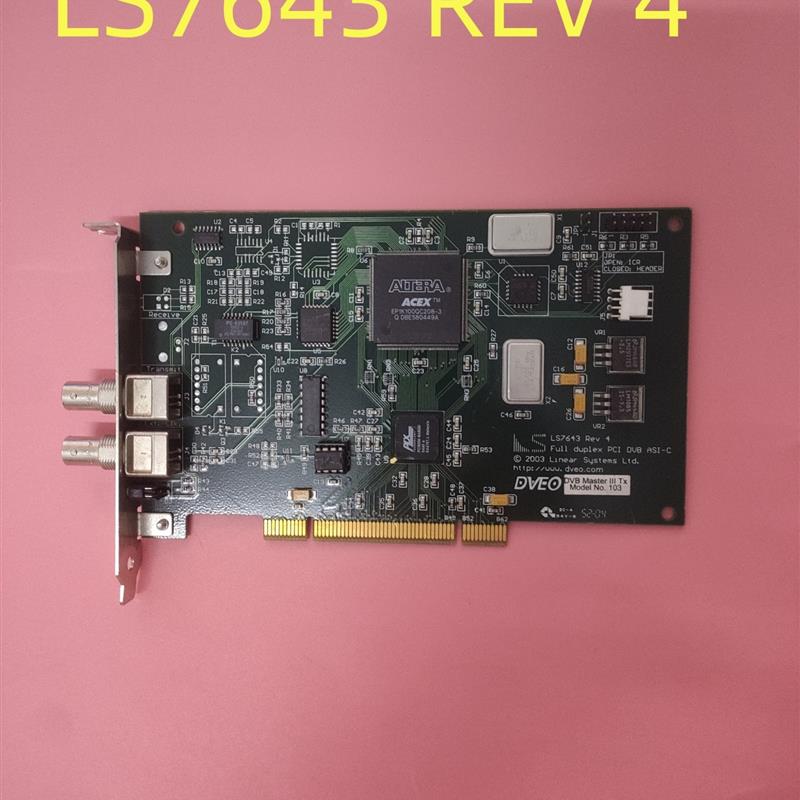 DVEO LS7643 Full duplex PCI DVB ASI-C DVB Master III两口现货