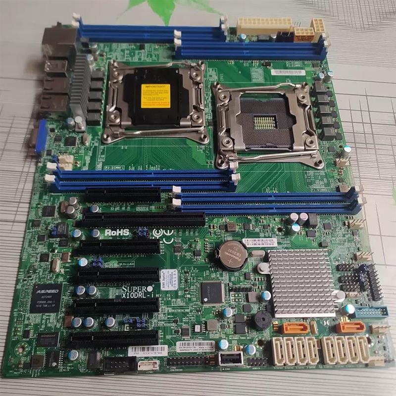超微x10drl-i双路x99主板支持V3 V4CPU ddr4内存 带档片现货