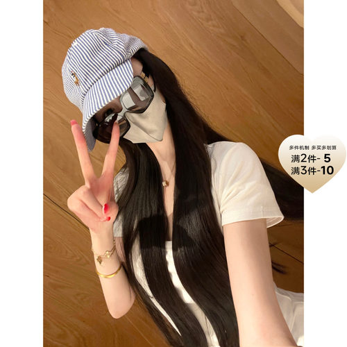 POET WONG【美女日常Tee】包好穿的  修身不紧身显瘦圆领短袖百搭