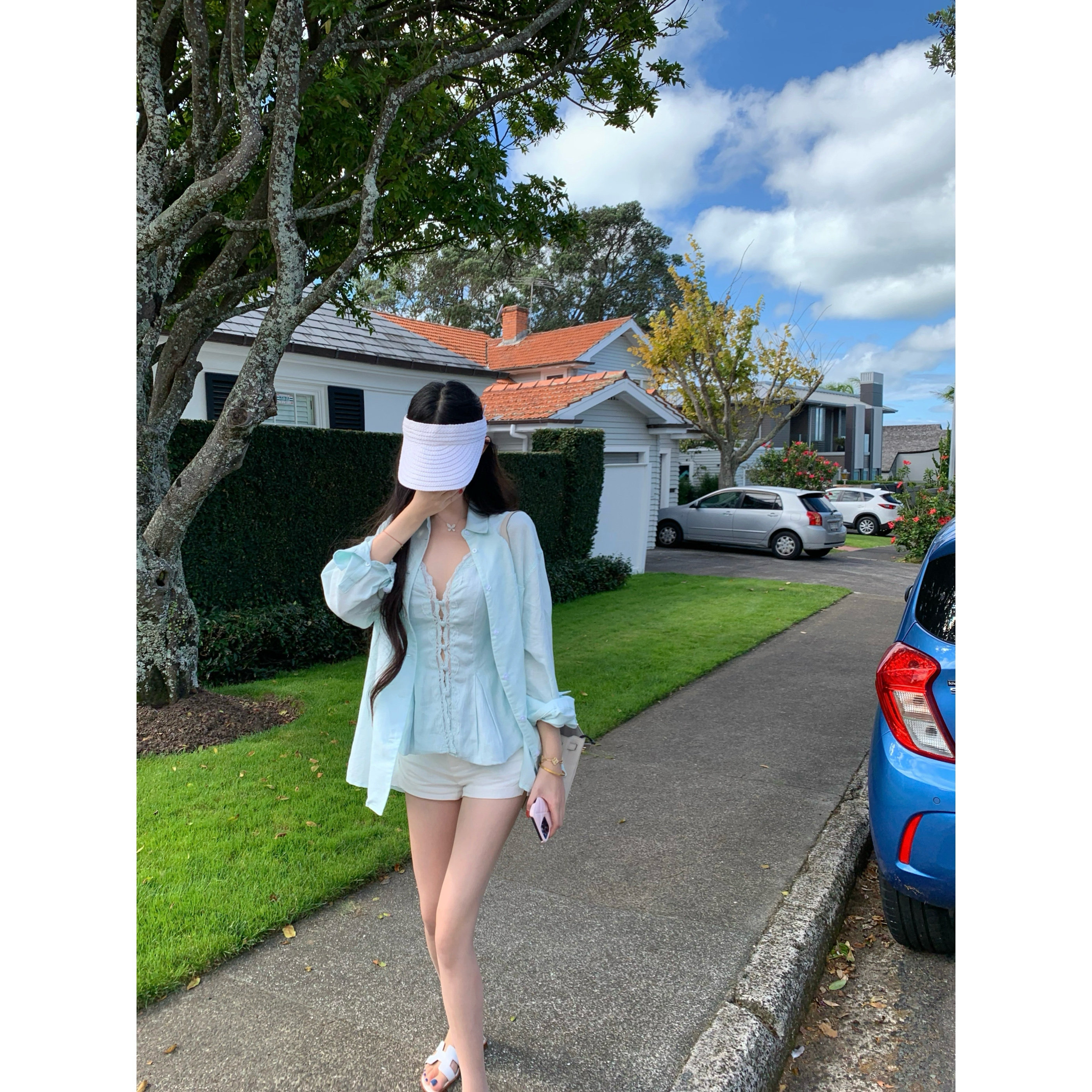 POET WONG【盛夏记忆】巨显白!!随性美女感百分百亚麻衬衫