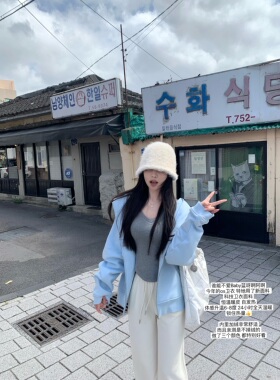 POET WONG【恒温黑科技】闭眼入～Os加绒厚卫衣保暖舒适韩系外套