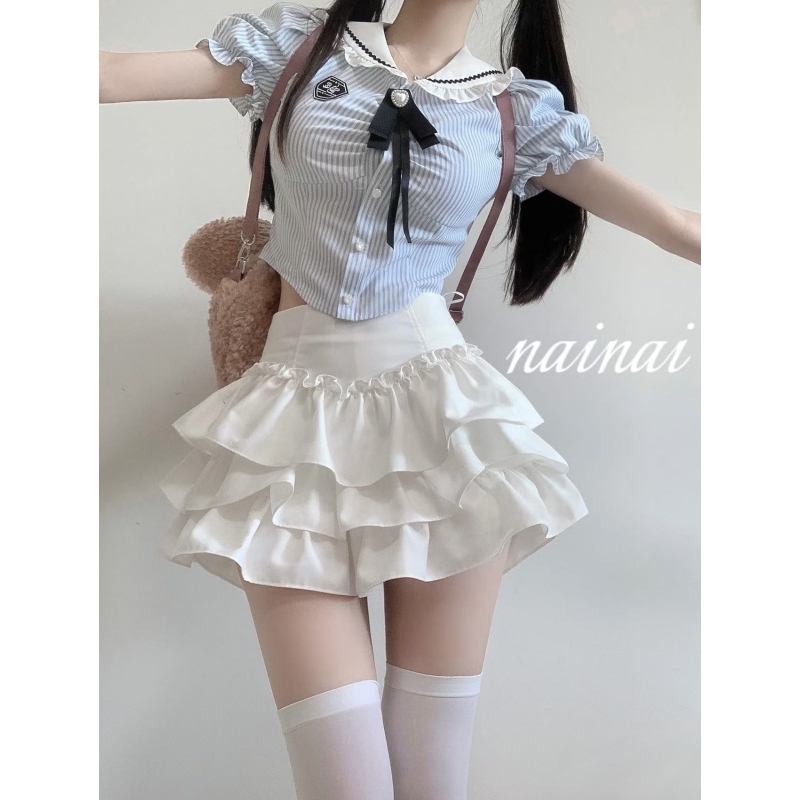 多巴胺夏季辣妹jk套装原创制服