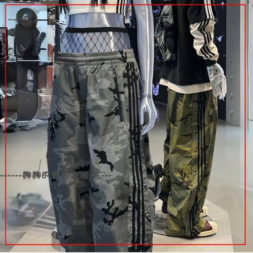 韩国代购阿迪达斯Adidas  Thug Club Track Pant男女阔腿裤KA3271