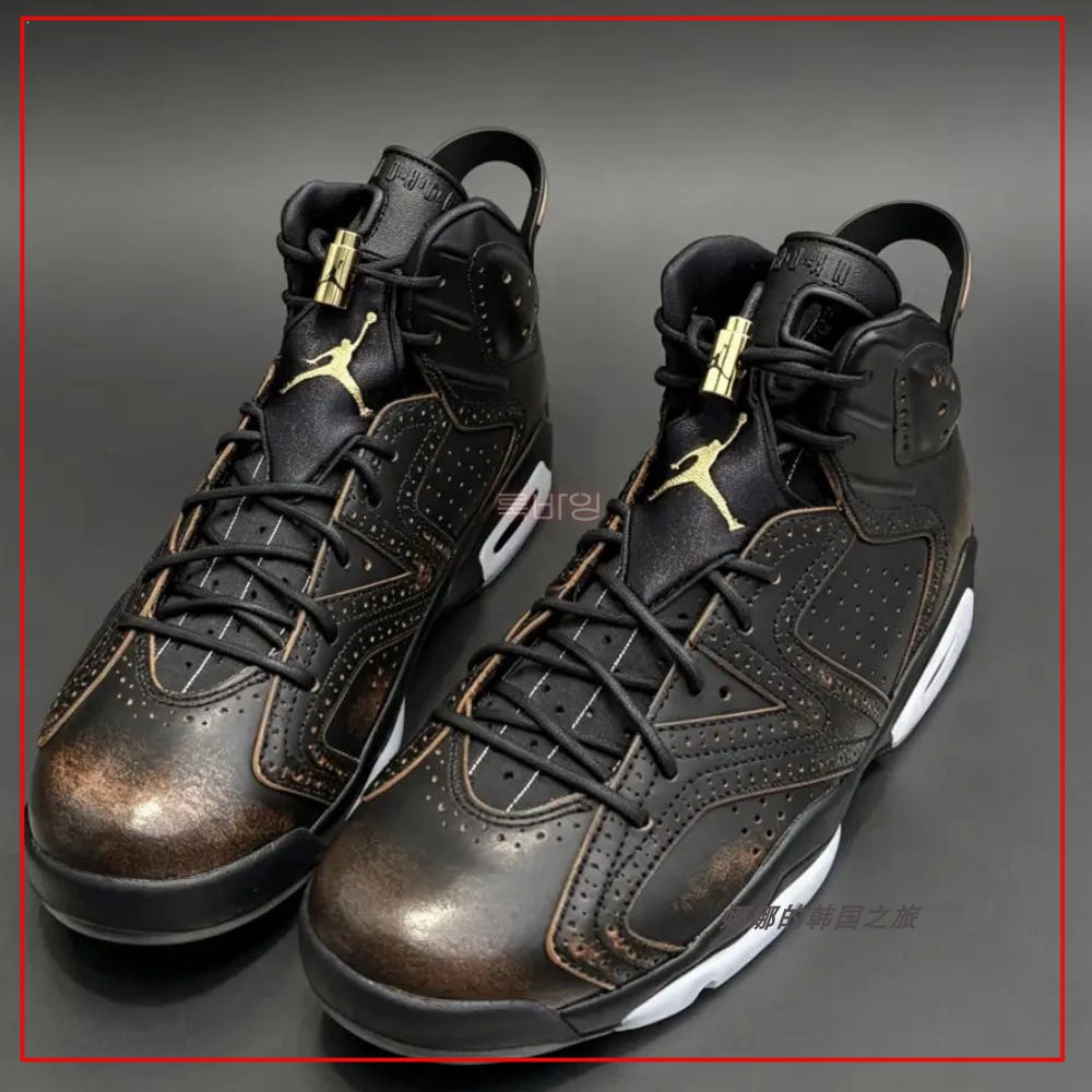 韩国代购Nike Air Jordan 6 AJ6 玄武高帮复古篮球鞋IR7572-220