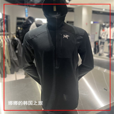 ARCTERYX/始祖鸟DELTA 1/2 ZIP HOODY半拉链连帽衫抓绒衣男款5488