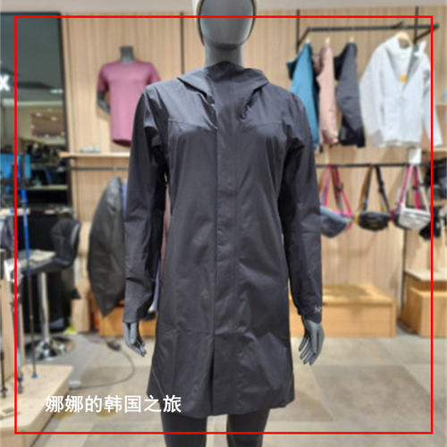 ARCTERYX/始祖鸟SOLANO COAT 中长款GTX防水抓绒连帽冲锋衣女5490