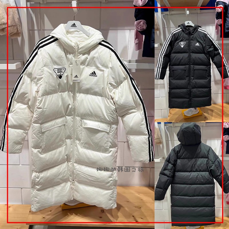 韩国代购Adidas阿迪达斯儿童男女童装鹅绒保暖羽绒服外套IN5211