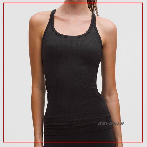 韩国代购lululemon露露乐蒙Ebb toStreet运动背心可拆胸垫LW1AX1S