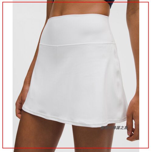 韩国代购lululemon Align女士运动高腰短裙网球休闲运动裙LW8ALWS