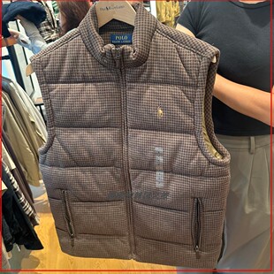 韩国代购Polo Ralph Lauren拉夫劳伦千鸟格外穿马甲男MNPOOTW1N2