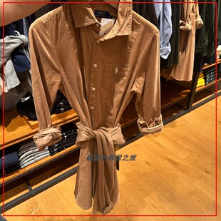 韩国代购Ralph Lauren拉夫劳伦日常外穿衬衫式连衣裙WMPODRSNFA