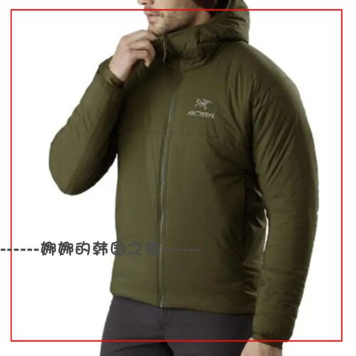 韩国代购ARCTERYX始祖鸟Atom AR Hoody保暖连帽棉服外套男款14648