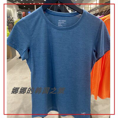韩国代购ARC'TERYX/始祖鸟Taema Crew SS女速干运动休闲短袖X7309