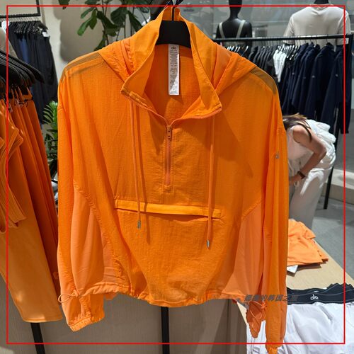 韩国代购Alo 1/4 Zip Go Time Pullover轻盈百搭套头防晒衣套头衫