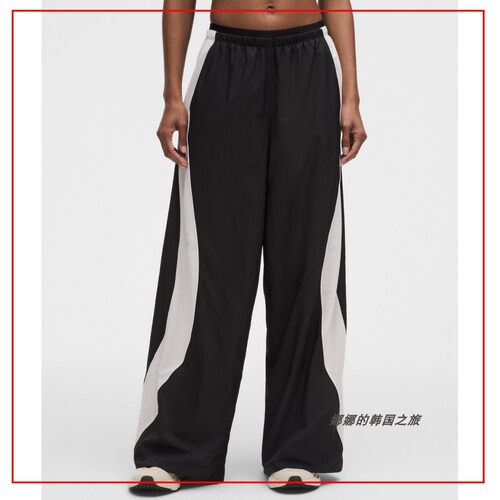 韩国代购lululemon License to Train 运动休闲中腰阔腿裤LW5IIUS