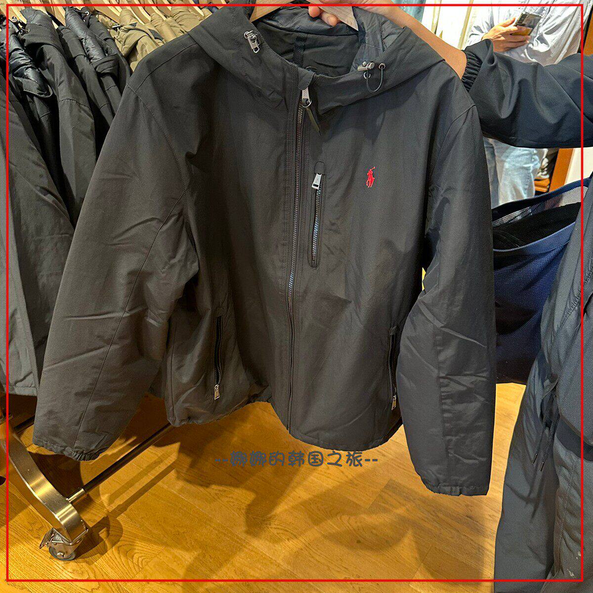韩国代购Polo Ralph Lauren拉夫劳伦 薄羽绒冲锋衣外套MNP00TW160