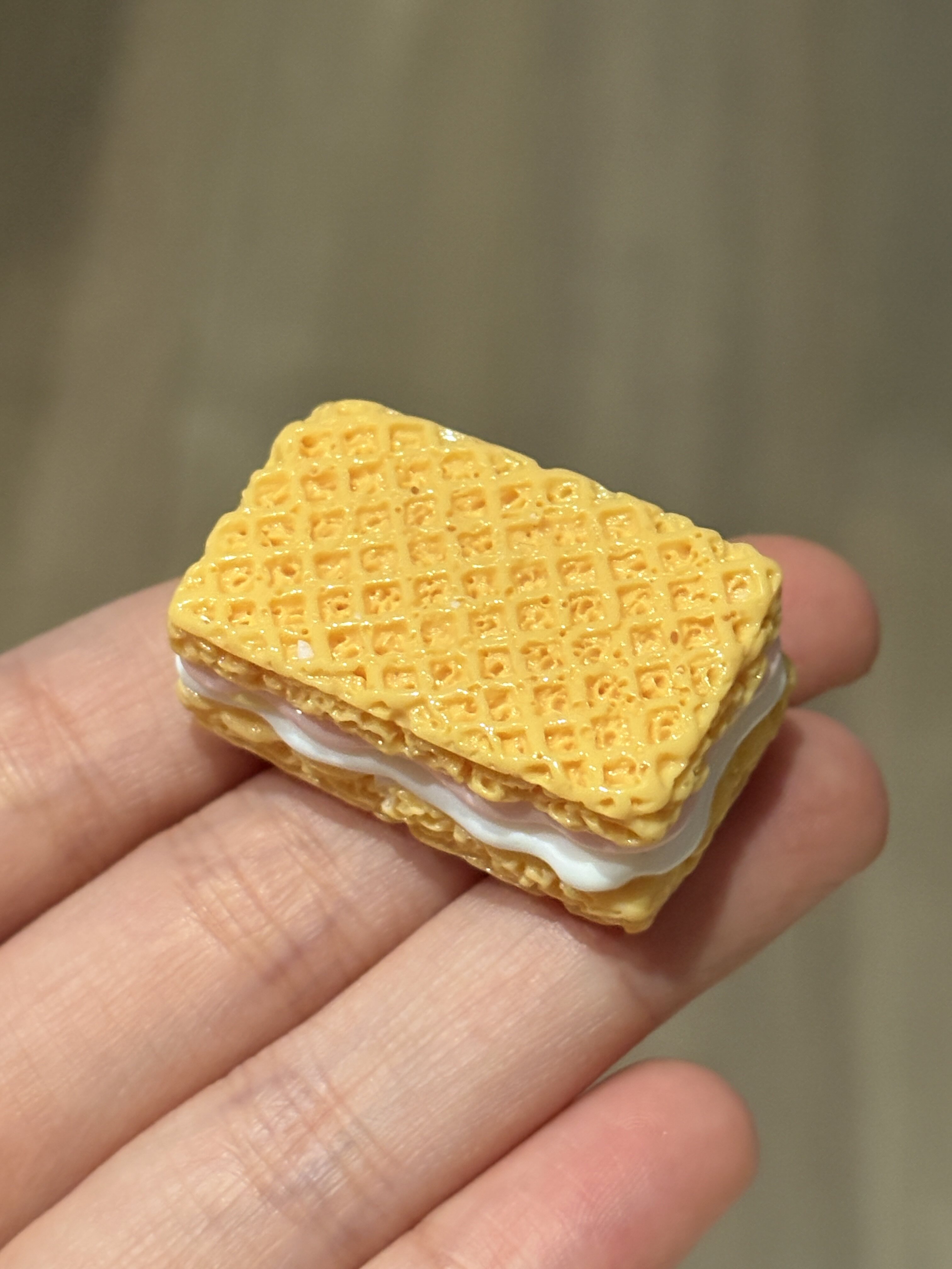 【仿真甜点系列】迷你可爱夹心饼干造型树脂摆件创意桌面装饰