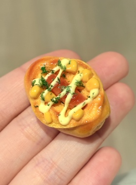 【仿真食玩系列】仿真食玩芝士热狗香肠面包diy过家家娃娃屋装饰