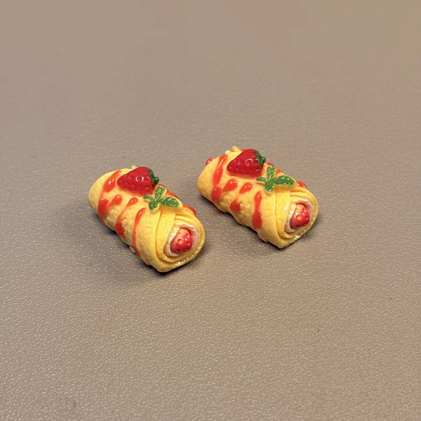 微缩食玩汉堡甜品树脂配件diy过家家玩具