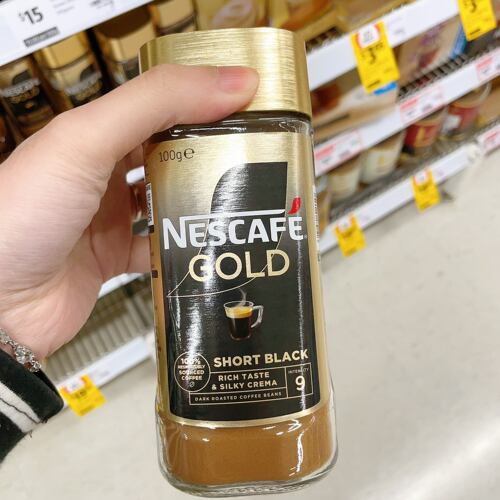 澳洲代购直邮 nescafe gold 阿拉比卡和罗布斯塔咖啡豆速溶咖啡