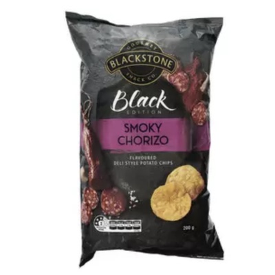 澳洲代购直邮BLACKSTONE健康多口味松露泰式青柠海盐香辣薯片200g