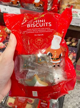 澳洲代购直邮 Coles Christmas超市自营圣诞限定姜饼曲奇 150g