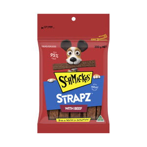 Gc4227澳洲直邮进口宠物零食Schmackos狗粮肉铺肉条多口味 200g