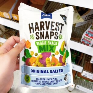 snaps harvest 直邮 90g 高纤维 无棕榈油 健康蔬菜条 澳洲代购