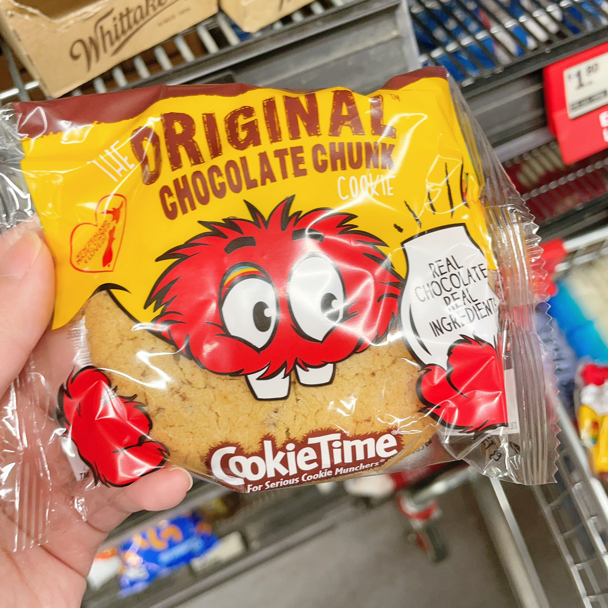 澳洲代购直邮 CookieTime 新西兰特产原味巧克力豆曲奇 1 块 85g
