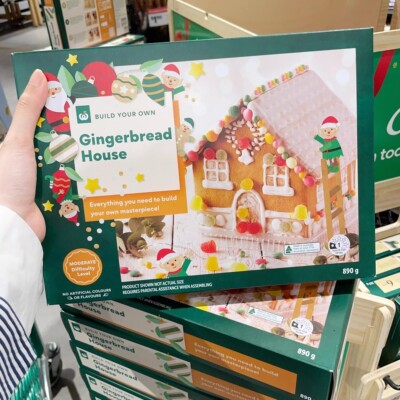 澳洲直邮woolworths 超市自营圣诞限定DIY姜饼屋火车限定曲奇零件