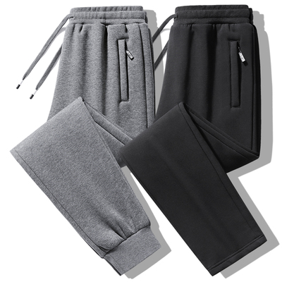 休闲裤男女春秋运动长裤卫裤灰色