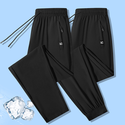 冰丝速干休闲裤男透气大码运动裤