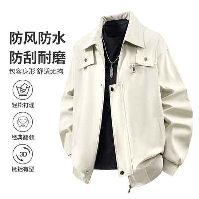 美式复古飞行员夹克外套宽松休闲