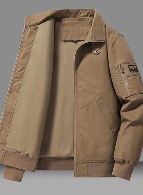 AutumnWinter MenOutdoor Aviator Jacket Pilot Fleece WarmCoat