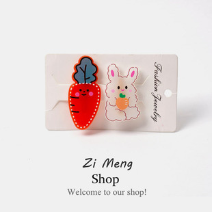 网红2025年新款糖果色可爱发夹儿童碎发发卡女夏侧边刘海夹子头饰