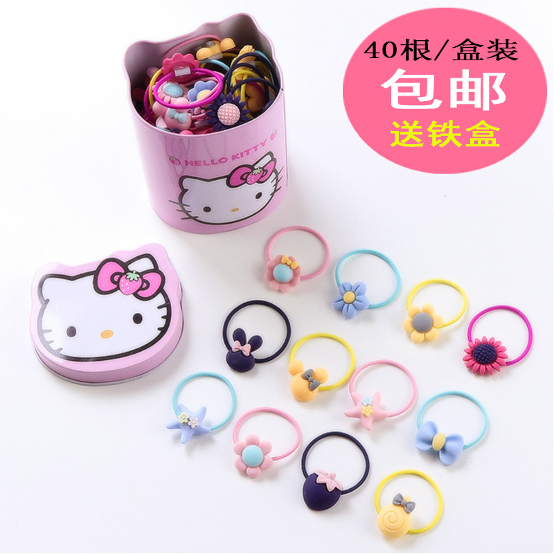 边夹女童小孩橡皮筋头发绳