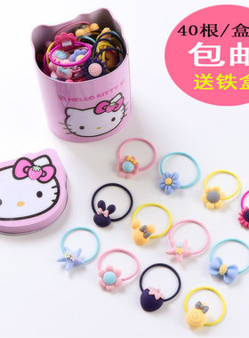 边夹女童小孩橡皮筋头发绳