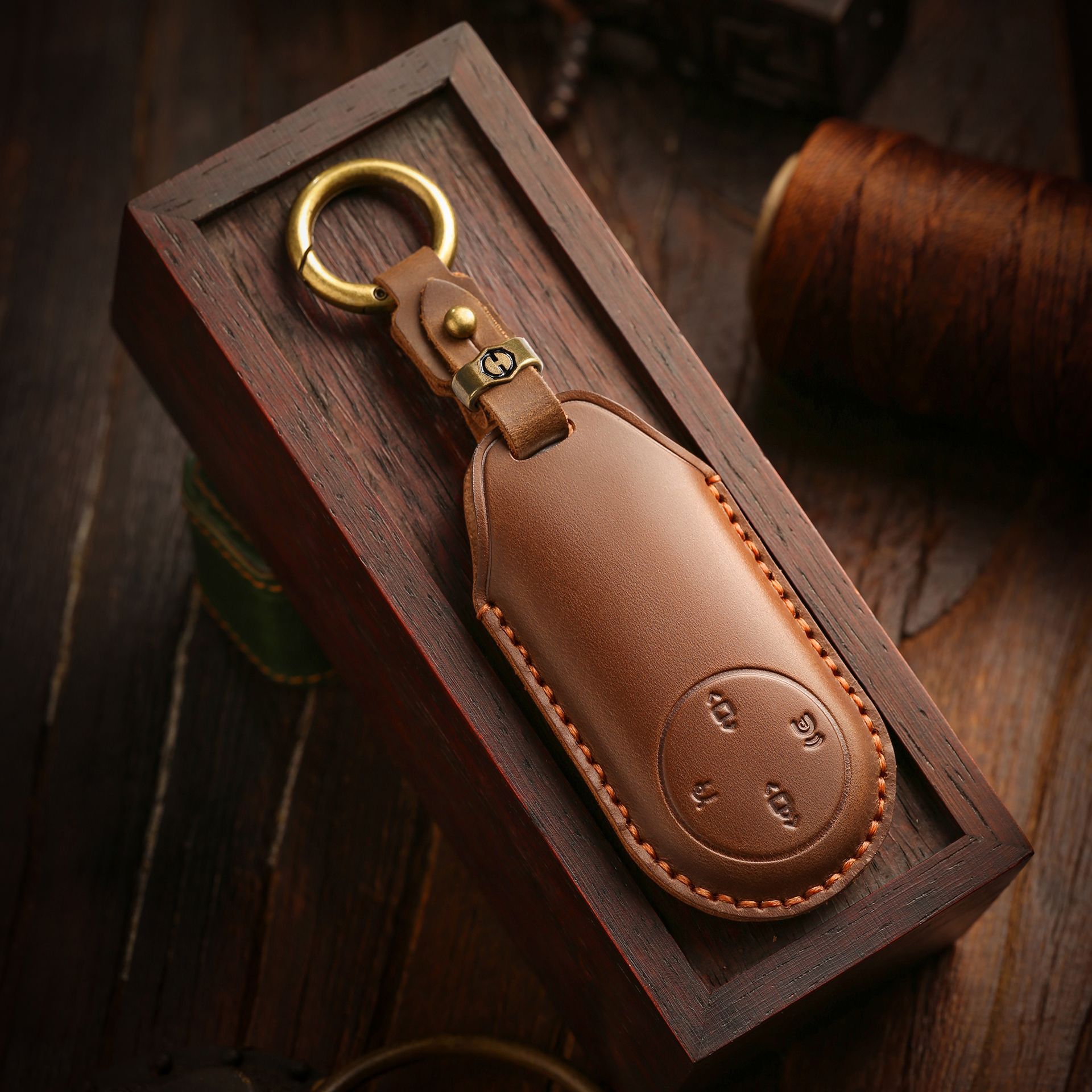 复古钥匙套适用于问界M9 aito华为问界m7增程Ultra版Max车M5壳扣