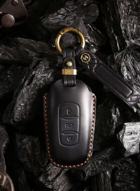 适用于老款吉利钥匙套帝豪gs博越gl博瑞远景X6汽车钥匙包壳扣真皮