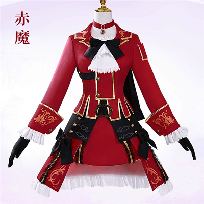 FF14终幻想cos服赤魔cosplay服装0校服理想化的疾刺动漫服跨境