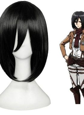 见崎鸣假发cos another 赤泽泉美 黑色内扣短发造型