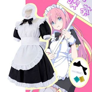 孤独摇滚女仆装后藤一里cos服可爱女仆装小孤独COS服COSPLAY女装